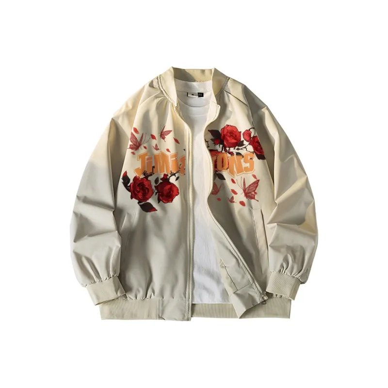 JIMI&JONS Windproof And Waterproof Baseball Collar Pilot Jackets & Coats Unisex-7