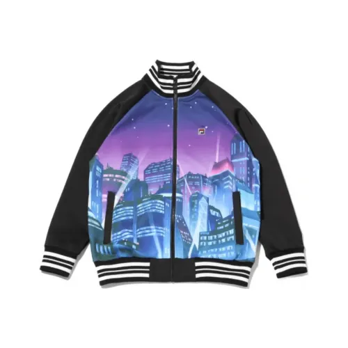 FILA x JP THE WAVY FW24 Jackets Coats Men's Black