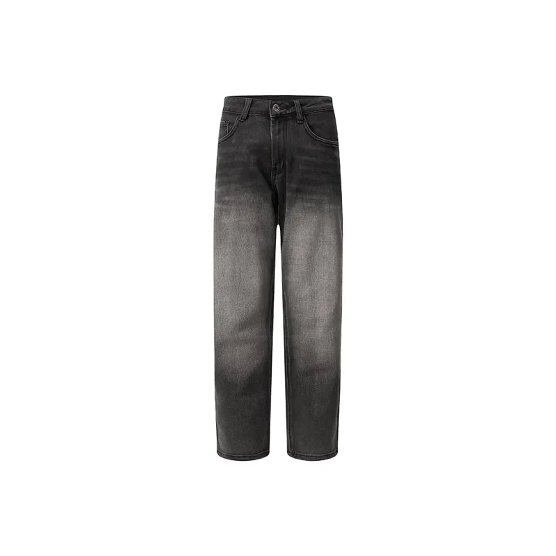 【dme】 Jeans Unisex Charcoal Black-0