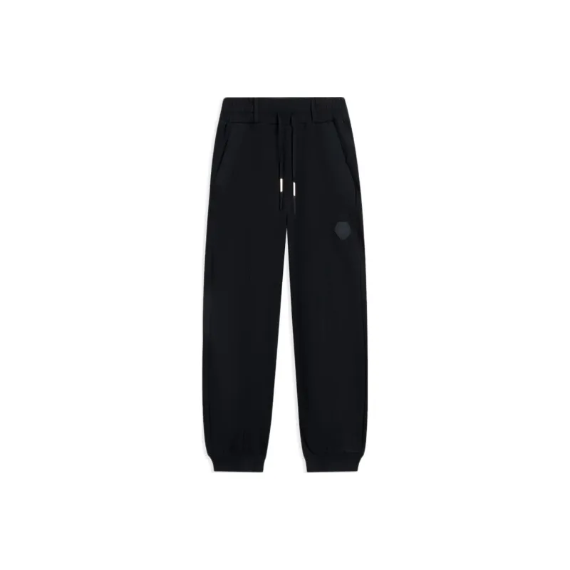 LiNing Knitted Sweatpants Men Black-0