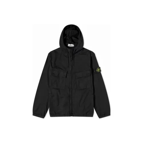 STONE ISLAND Jackets Men Black