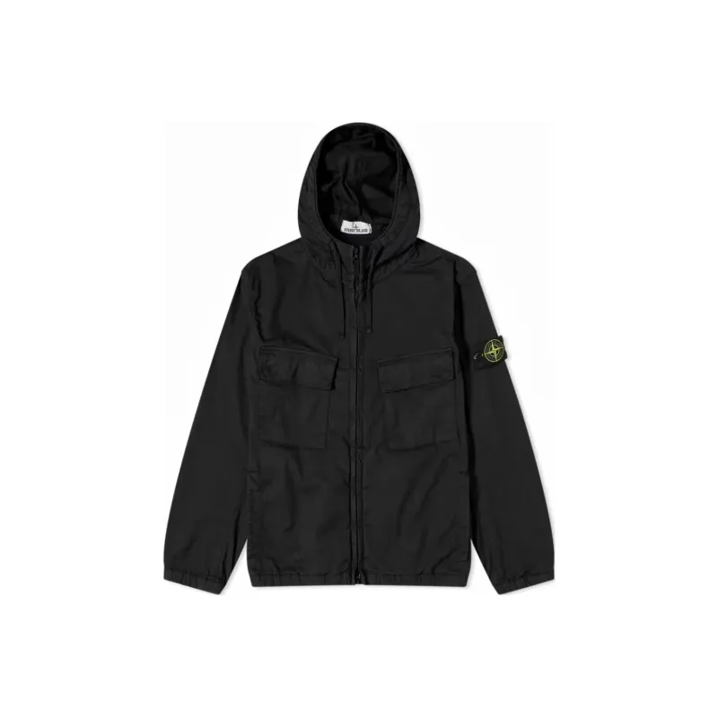 STONE ISLAND Jackets Men Black-0
