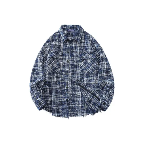 FAX FOR FMACM Jackets Coats Unisex Blue