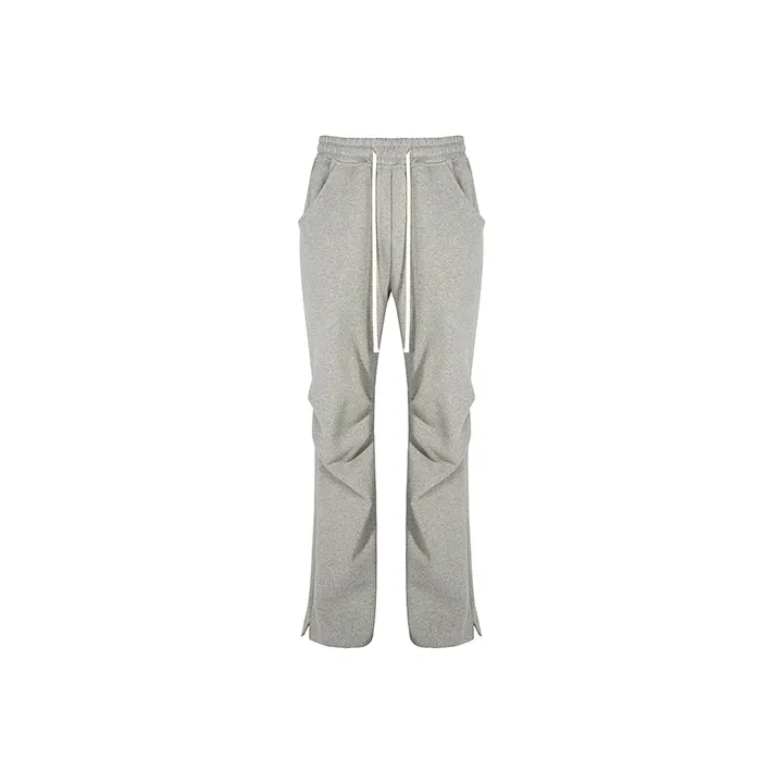The Last Redemption Knitted Sweatpants Unisex Light Gray-0
