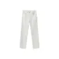 White (Leg Opening Frayed Edge)