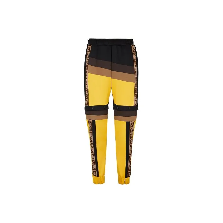FENDI 10's FF logo Track Pants-0