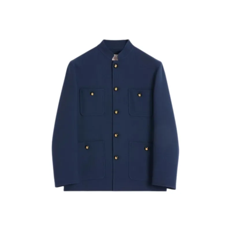 Valentino Button Up Long Sleeved Coat-0