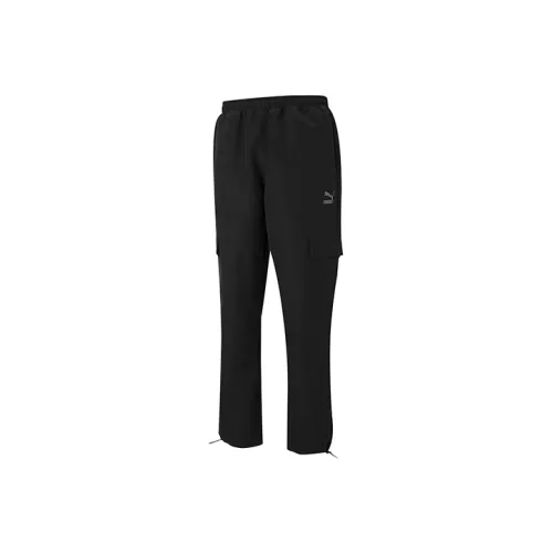 PUMA Knitted Sweatpants Men's Black