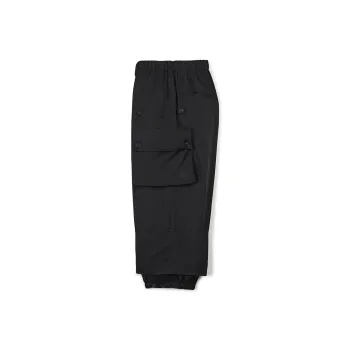 Y 3 Belted Wide Leg Cargo Trousers