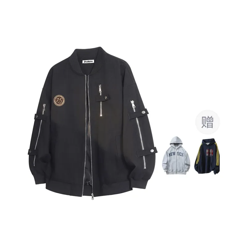 BRUMAIRE Jackets Coats Unisex Burgundy-5