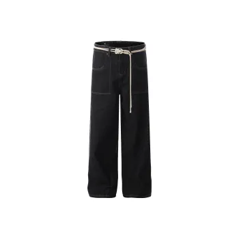 YINLEI Jeans Unisex Black