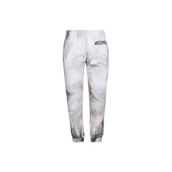 MOSCHINO Knitted Sweatpants Men Gray