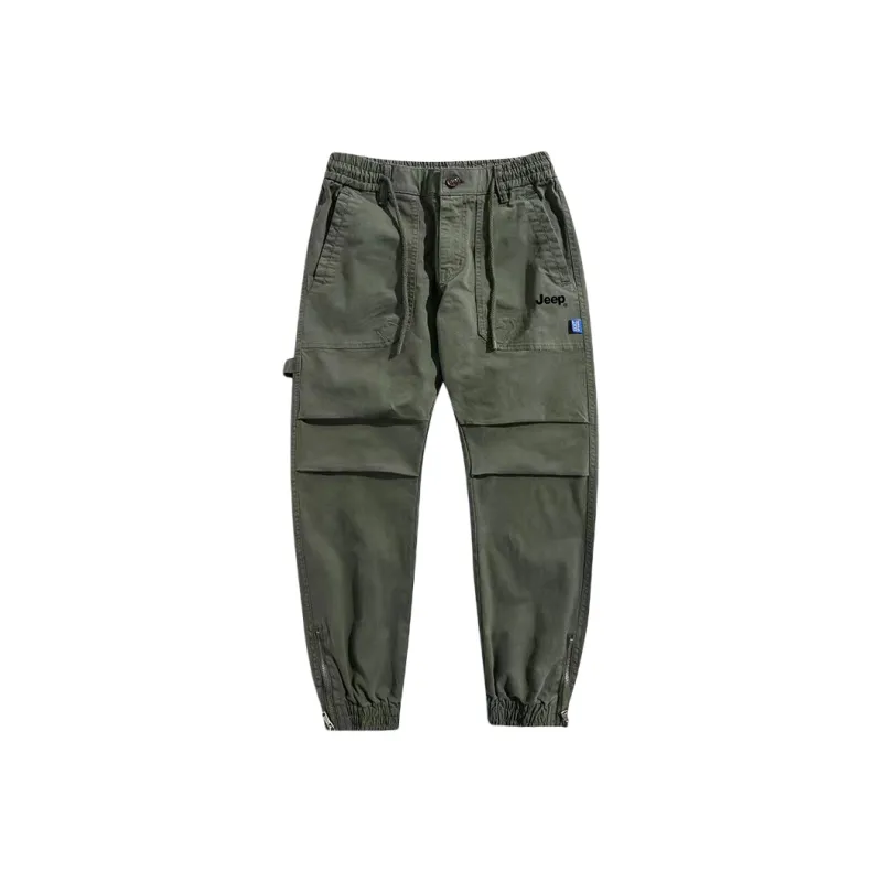 Jeep Straight Fit Casual Draped Cooling Sensation Cargo Pants Unisex-2