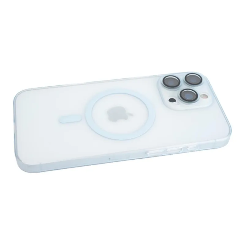 Sopi Acrylic Material Mist Skin Matte Magnetic Phone Cases Compatible With IPhone 16/15 Pro Max/Apple 13/14 Pro/Max-3