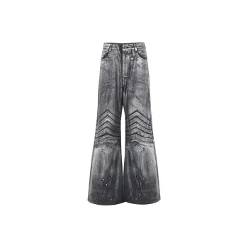 START EXCEED END Jeans Unisex Black Silver