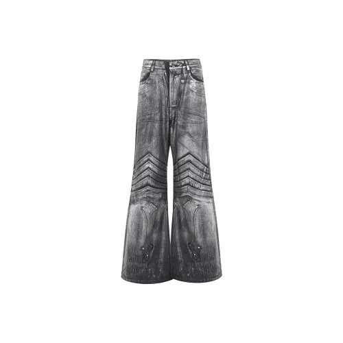 START EXCEED END Jeans Unisex Black Silver