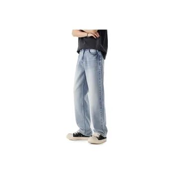 HIPANDA Jeans Men Light Blue