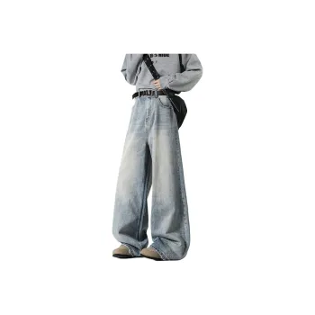 ROOMBOSE Jeans Unisex Washable Blue