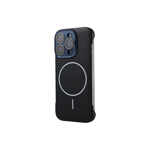 DEPA PC Material Borderless, Litchi Grain Magnetic Phone Cases Compatibility With Apple 12 16 Collection Minimalist