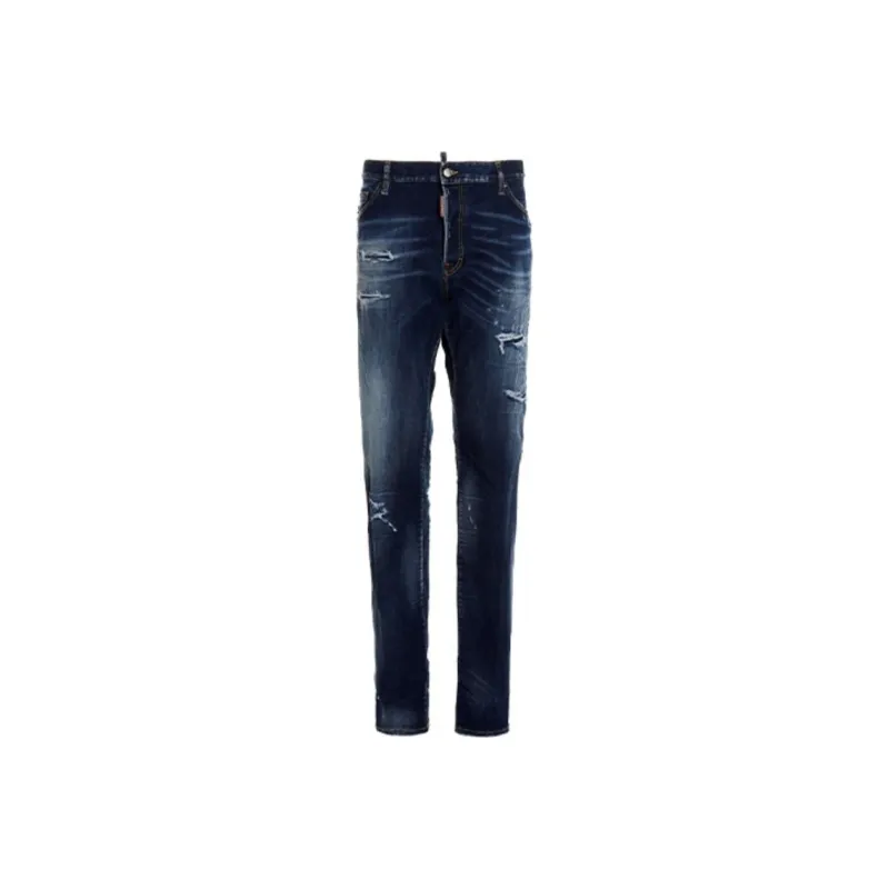 DSQUARED 2 Stonewashed Slim Distressed Jeans-0