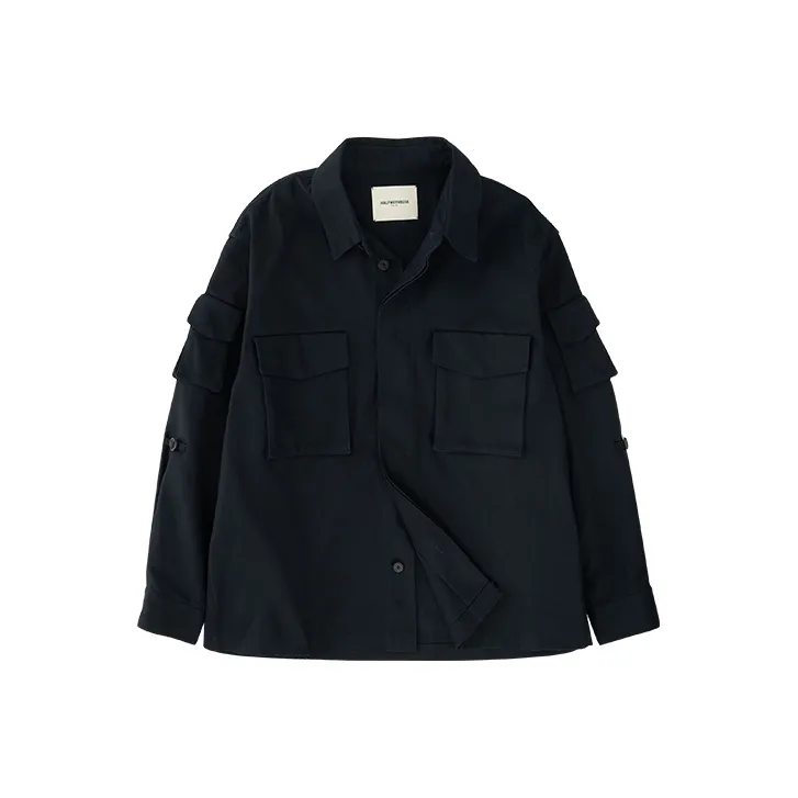 Halfwayhouse Jackets Coats Men's Navy Blue-0