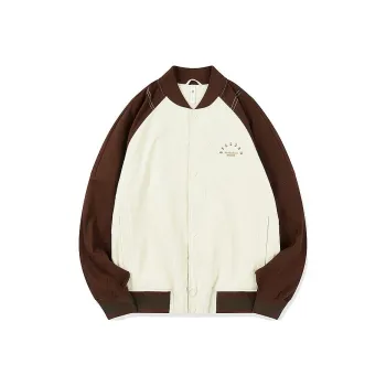 QIAODAN Jackets & Coats Men's Cream White/Umber