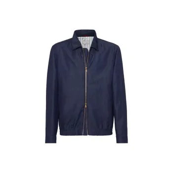 Brunello Cucinelli Long Sleeved Zip Up Jacket