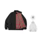 Black (Comes with White Hoodie)