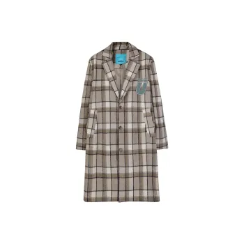 Guuka Trench Coats Men Khaki