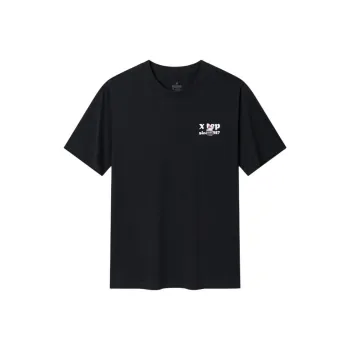 XTEP T Shirts Unisex Jet Black