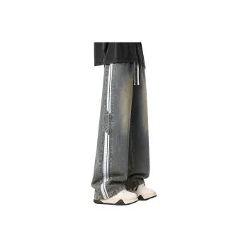 Warrior Ride The Wind And Waves Series Jeans Unisex Black
