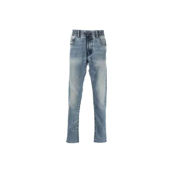 DIESEL D Strukt Jogg Logo Detailed Jeans