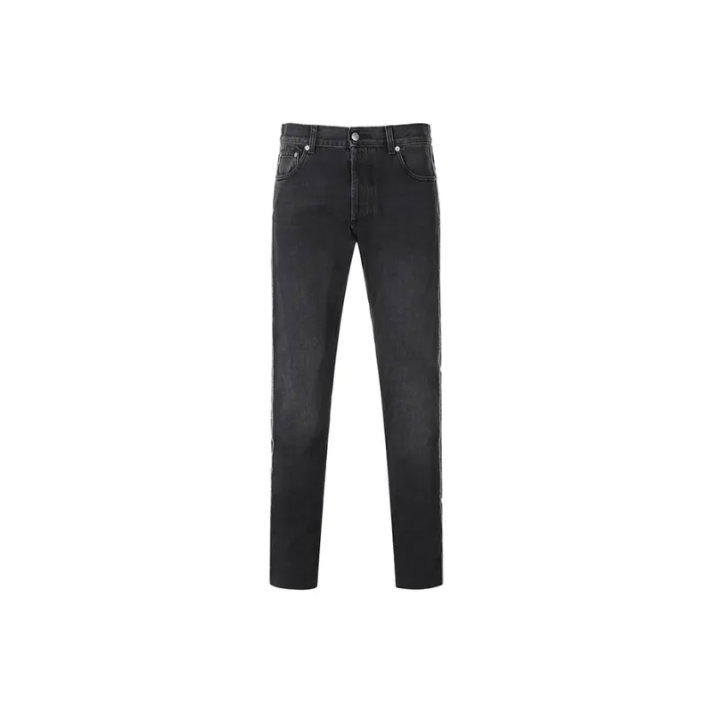 Alexander McQueen Jeans Men Charcoal Black-0
