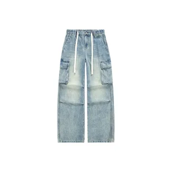 NVRFRGT Jeans Unisex Light Blue