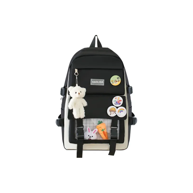 ADOONGA Canvas Backpack Unisex Multicolor-3