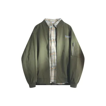 YOSICIL Jackets Coats Unisex Army Green