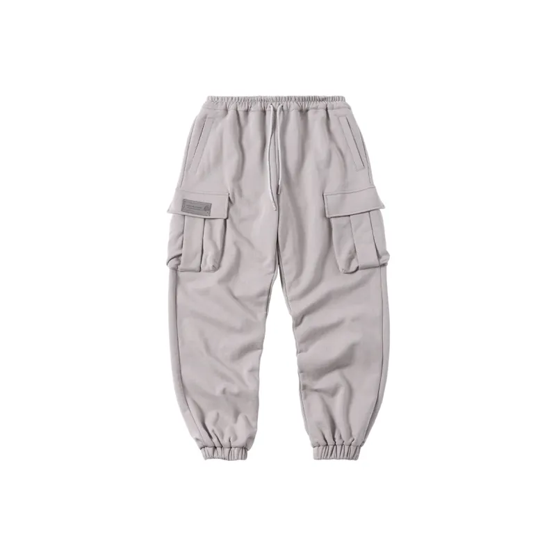 ENSHADOWER Casual Pants Men's Gray-0