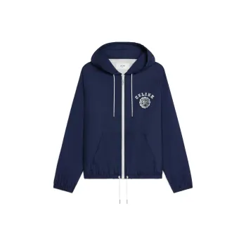 CELINE Blason Windbreaker In Lightweight Nylon