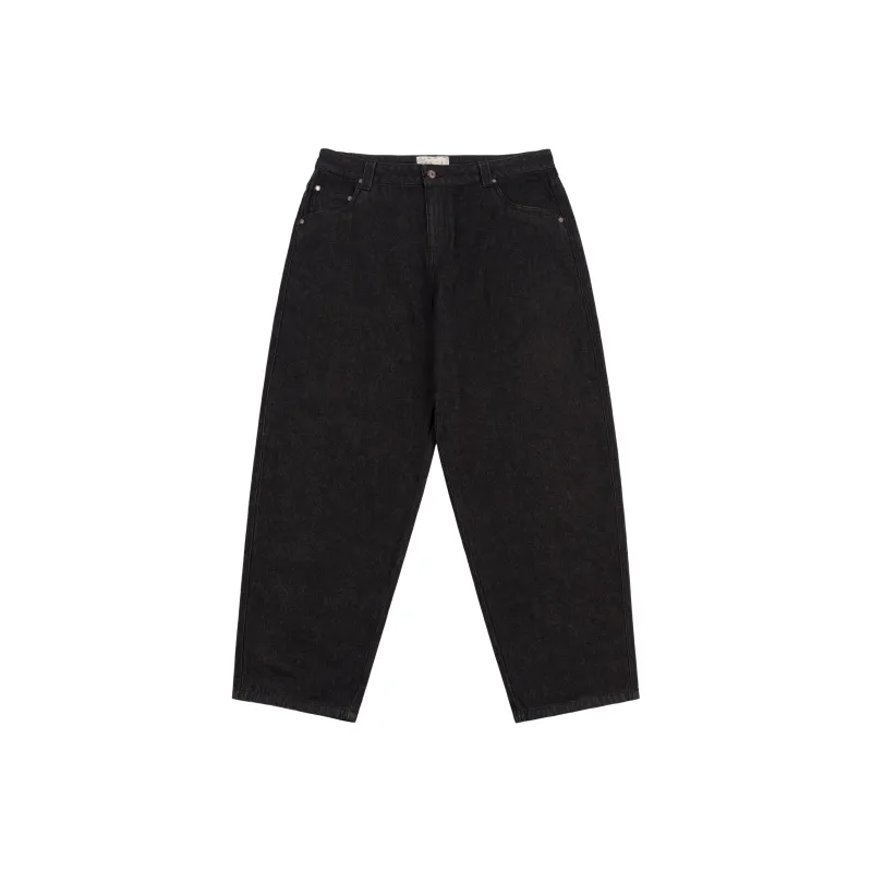 Dime MTL SS24 CLASSIC BAGGY DENIM PANTS Jeans Unisex Black Washable-0