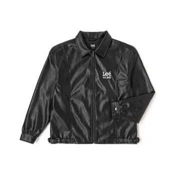 Lee Xline Leather Jackets Unisex Black