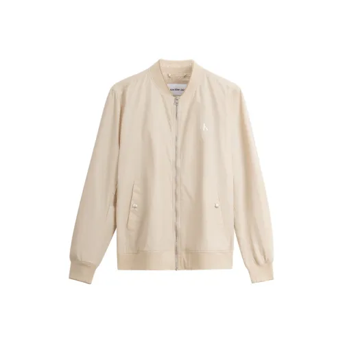 CALVIN KLEIN Jackets & Coats Men's Oat Milk