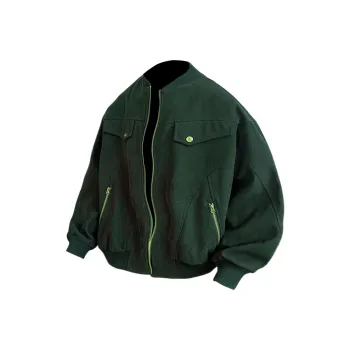 H.V.G.A Jackets Coats Unisex Army Green