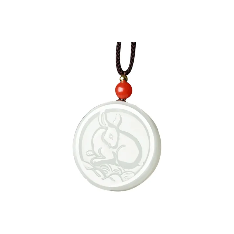 KUNYUYAO Pendants Pale Greenish White Jade Unisex-8