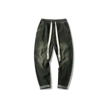 RHIME Jeans Unisex Yellow Mud Black