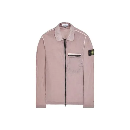 STONE ISLAND Jackets Men Pink