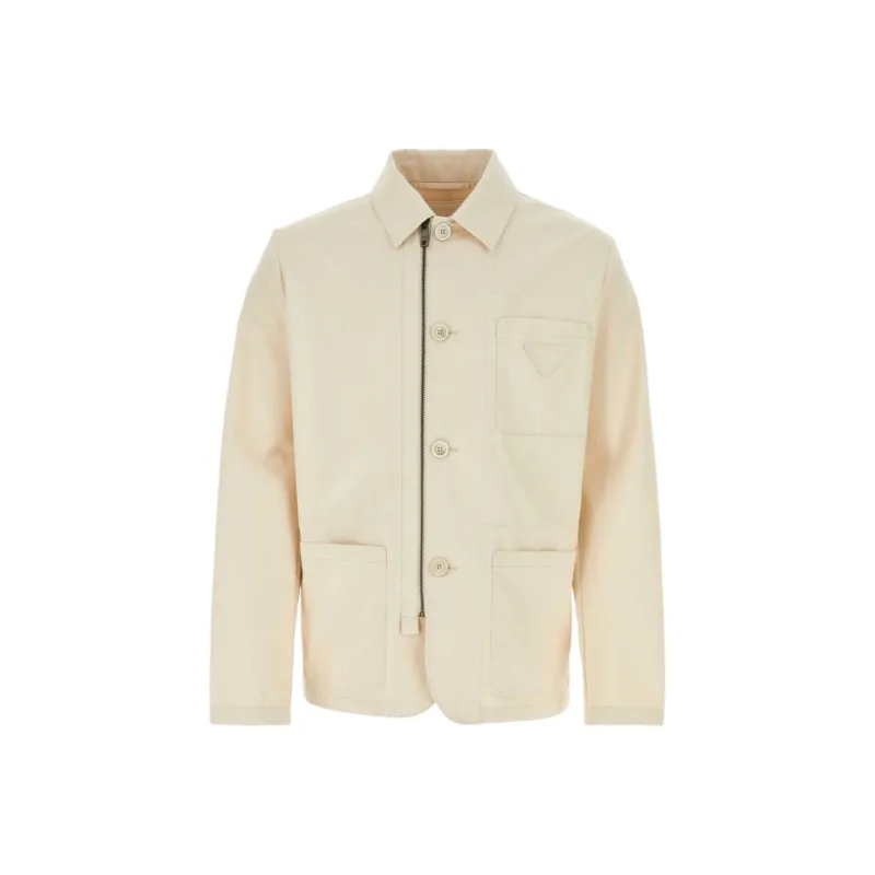 PRADA SS24 Jackets & Coats Men's Beige-0