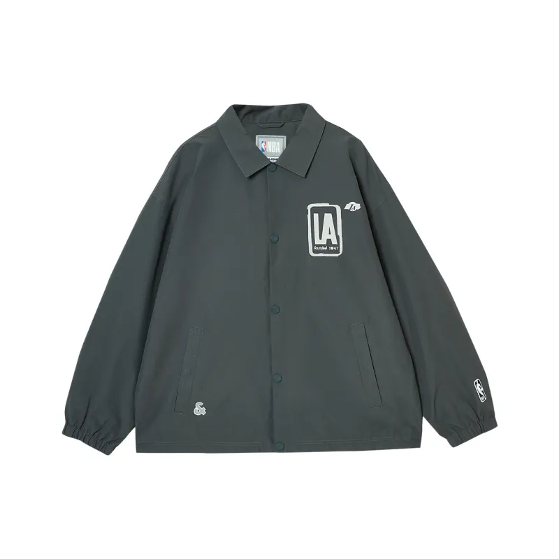 JACK JONES· x NBA Jacket Men's Black Sandy-0
