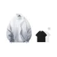 White Gray Gradient (Comes with Short-Sleeved Shirt)