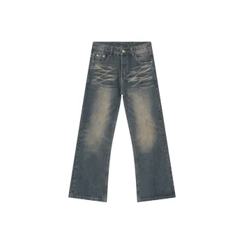 Voguo Relay Floor Length Bootcut Jeans Unisex