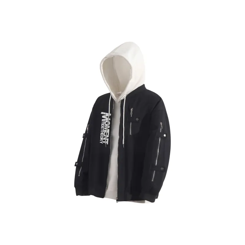 TITH Jackets Coats Unisex Burgundy-3